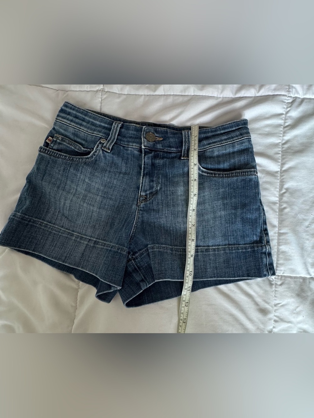 Burberry Dark Blue Denim Women's Shorts - Picture 10 of 12